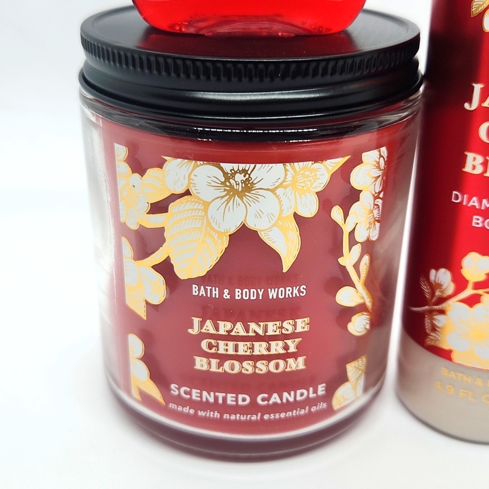 Bath and Body Works Sale Japanese Cherry Blossom Unique Sexy 3 Piece Set - Picture 3 of 5